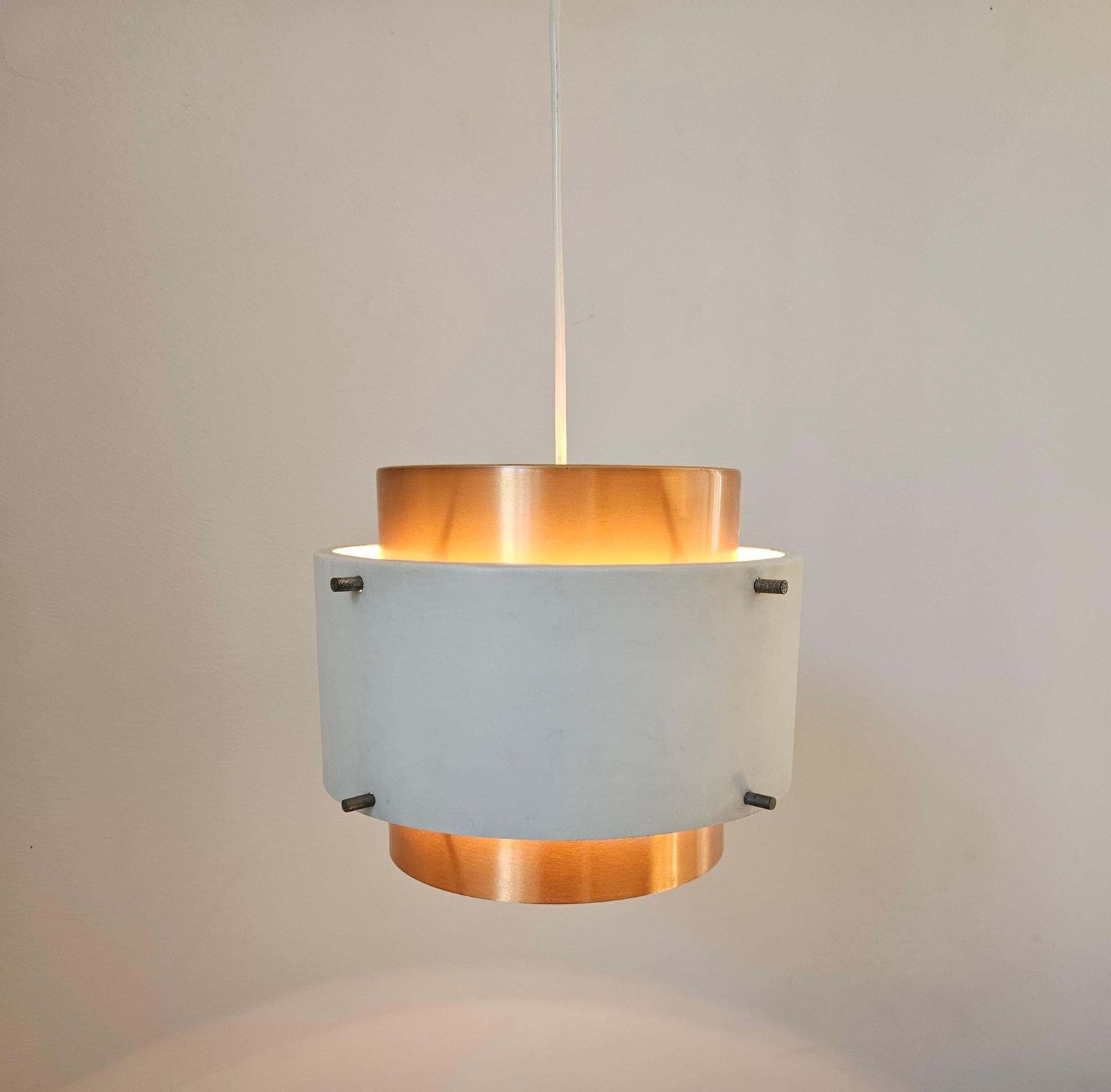 Zeldzame mid-century hanglamp in de stijl van Jo Hammerborg, Denemarken, jaren 1970 photo buy