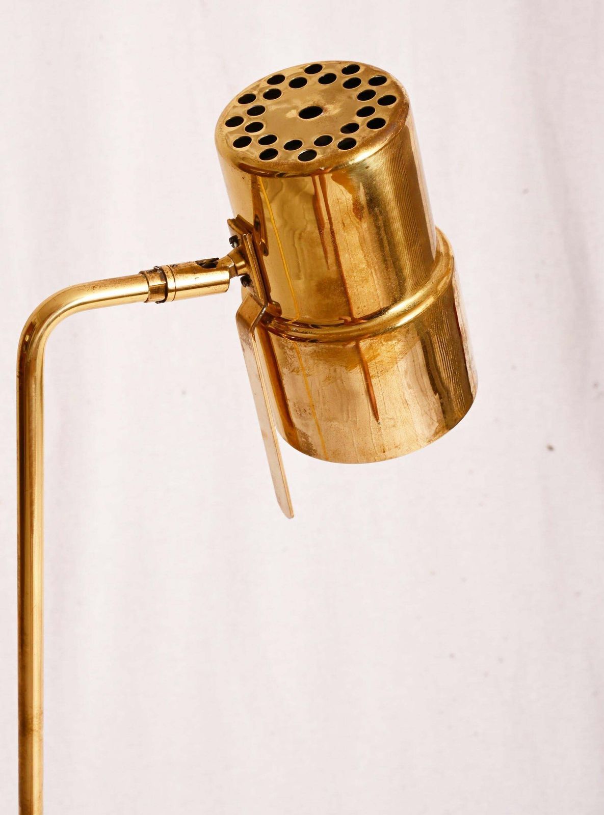 photo for sale Hans Agne Jakobsson G 154/2 Brass Floor Lamp From The 1960s