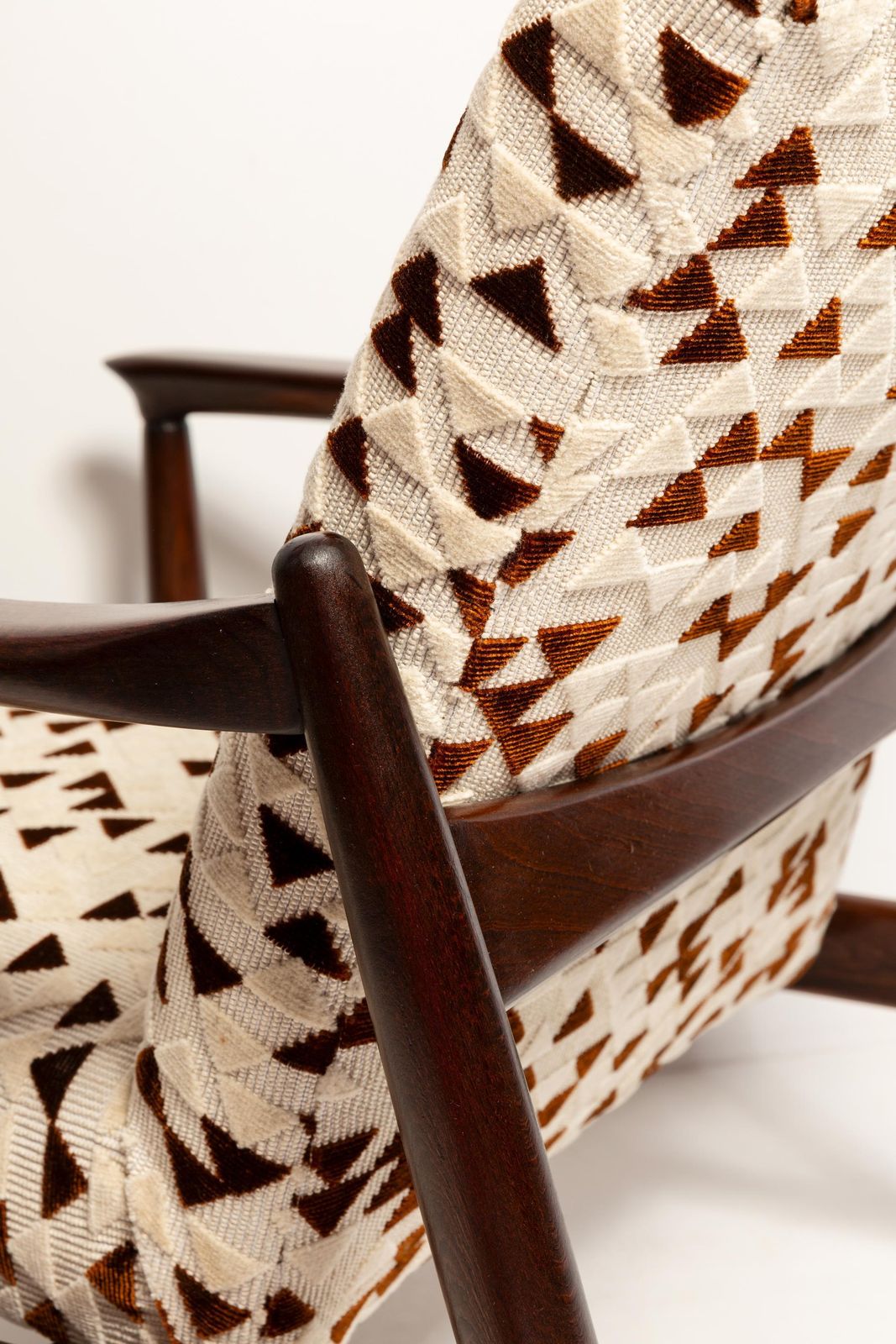 Mid-Century GFM 64 Fauteuil, Drawing Jacquard Velvet Dedar, Homa, Europa, jaren 1960 photo vinterior