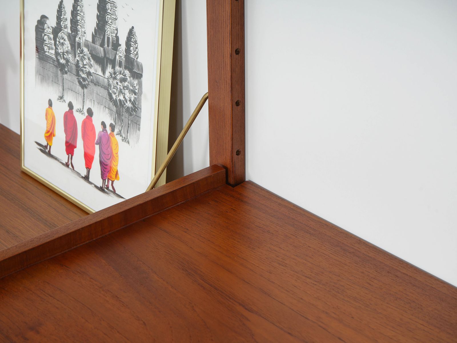 Meubels Teakhouten modulaire kast, Deens design, jaren 1960, gemaakt in Denemarken photo