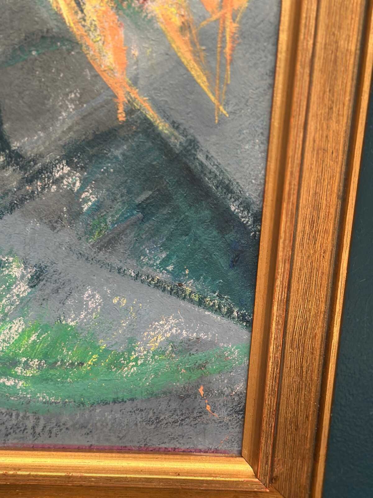 Original Swedish Oil On Panel – “Abstract Still Life With Sunflowers” – Dated 1953 – Vintage & Framed – 53 × 70 Cm (20.9" × 27.6") photo buy
