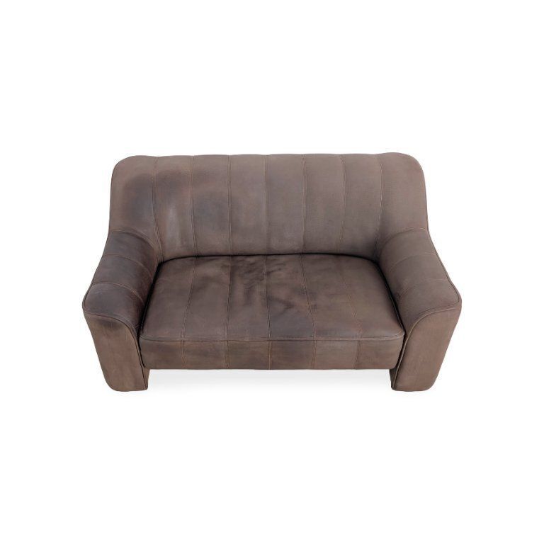 2x Original De Sede Ds44 Two Seater Buffalo Leather Sofa Couch Brown2 photo furniture