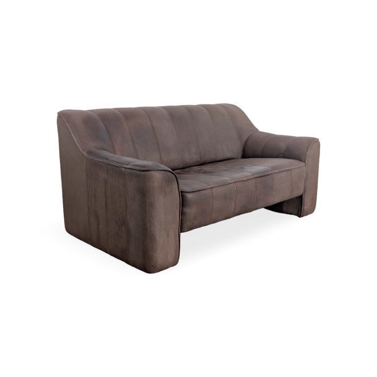 2x Original De Sede Ds44 Two Seater Buffalo Leather Sofa Couch Brown2 photo for sale