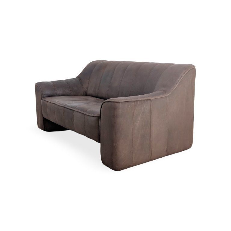 2x Original De Sede Ds44 Two Seater Buffalo Leather Sofa Couch Brown2 photo Furniture