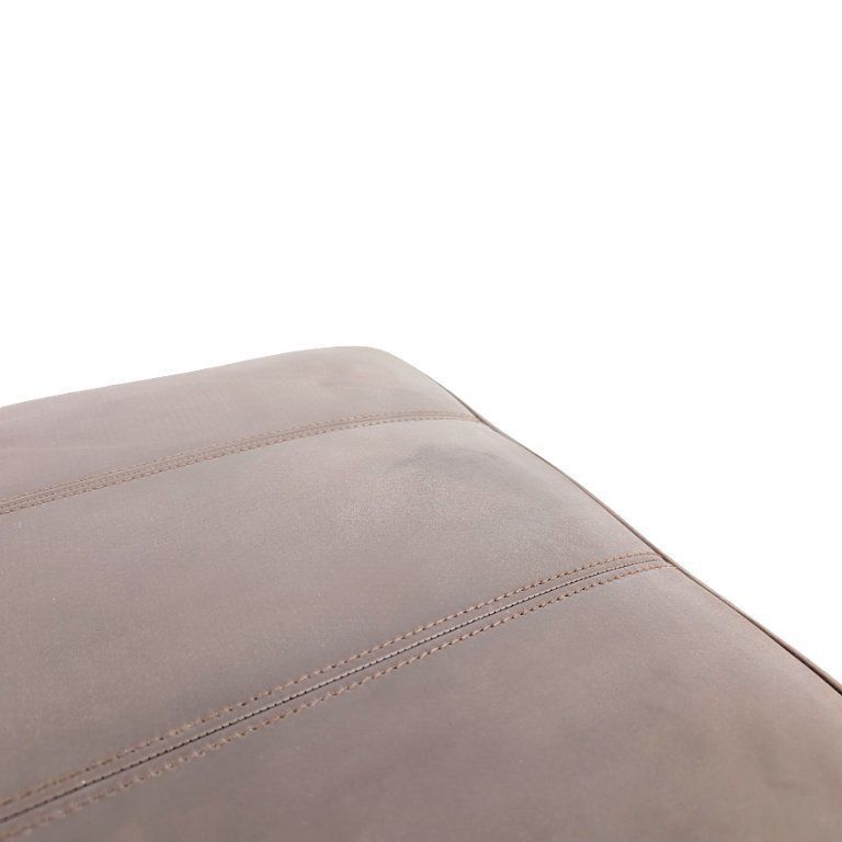 2 poufs de Sede mid-century en cuir de buffle, marron photo vinterior