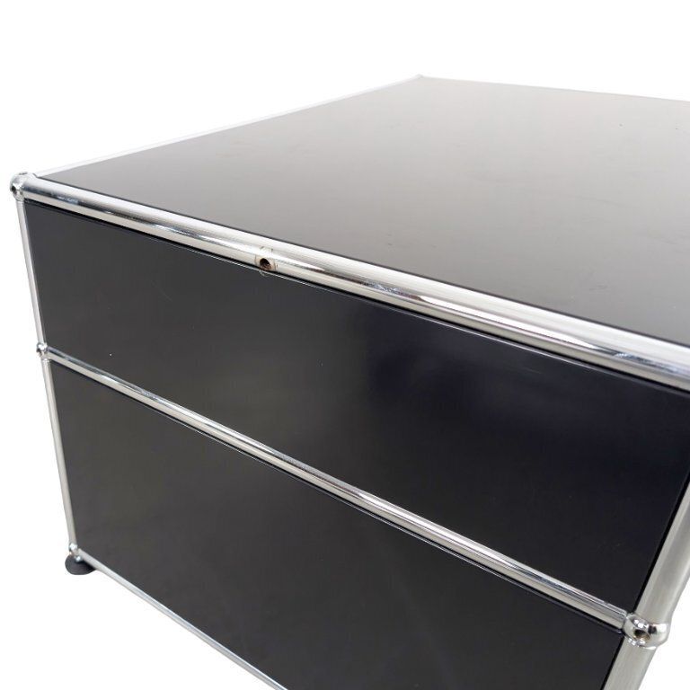 photo for sale Original Usm Haller Coffee Table, Fritz Haller Side Table, Metal