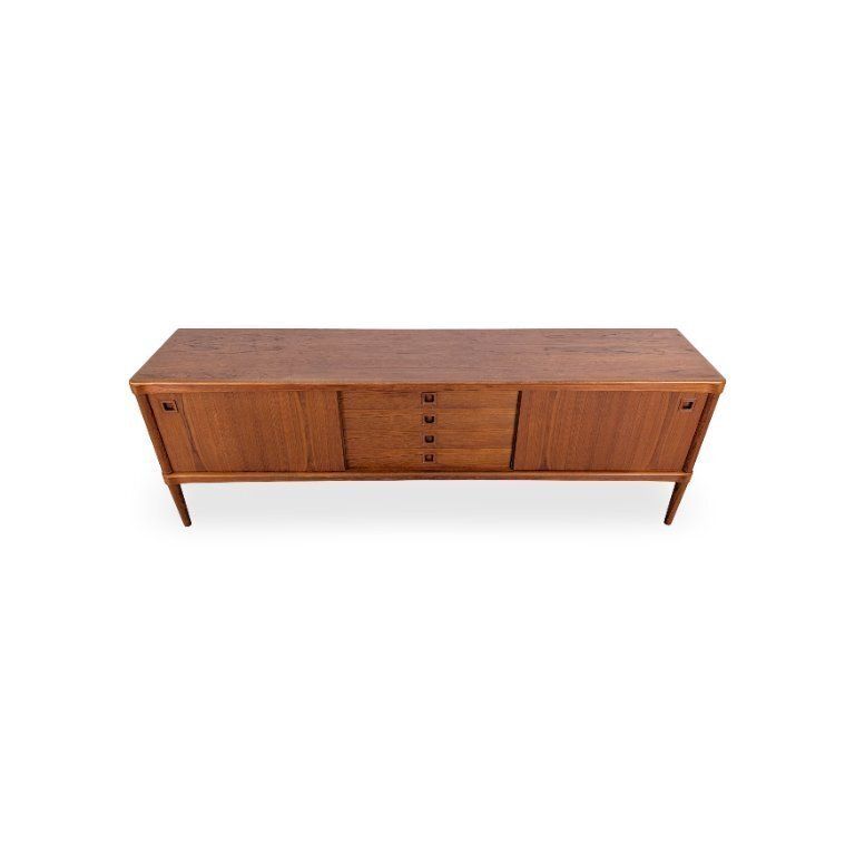 Commode Bramin H. W. Small en teck, buffet mid-century photo furniture
