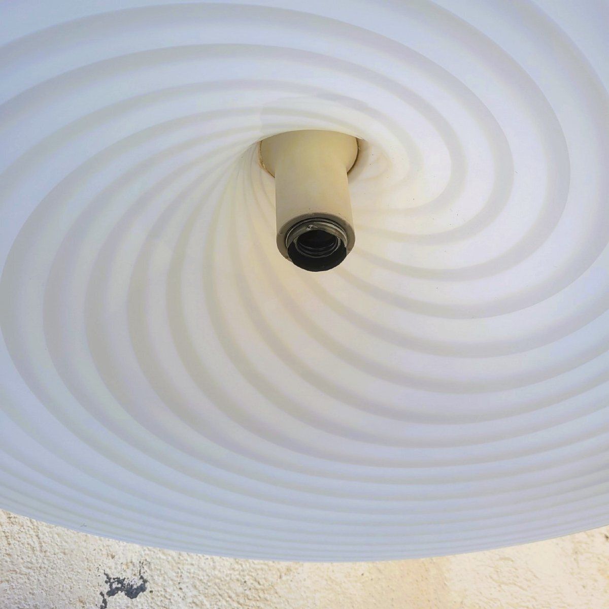 photo for sale Suspension en verre de Murano à spirale, design années 1970
