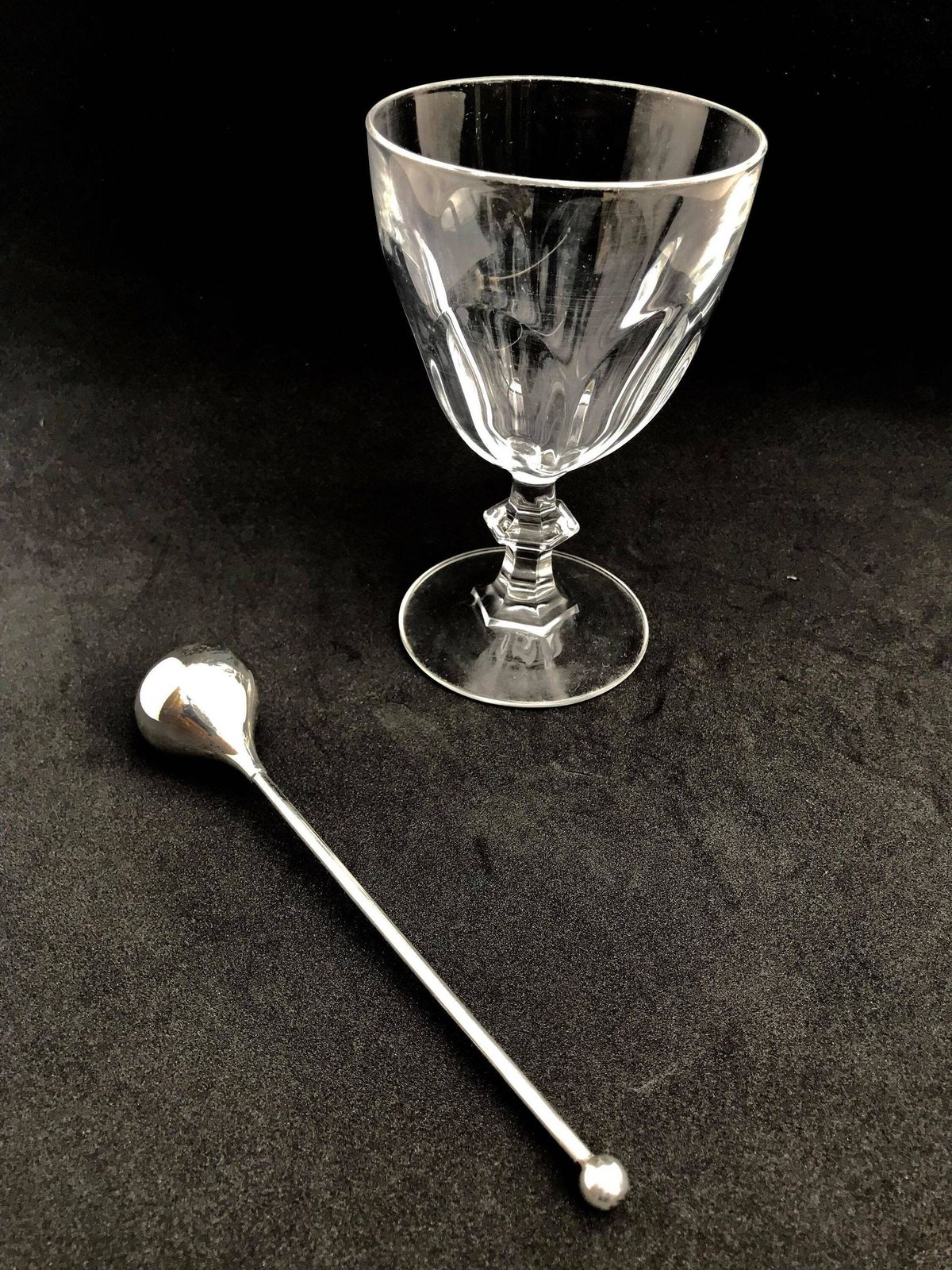 Mid-Century verzilverde cocktailroerder: Deens barware van Piet Hein photo Woonaccessoires