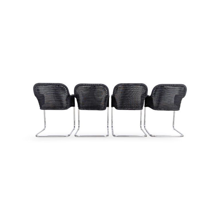 Original 4 Piece Set Tecta D43 Cantilever Design Chair With Armrests photo 1572.0