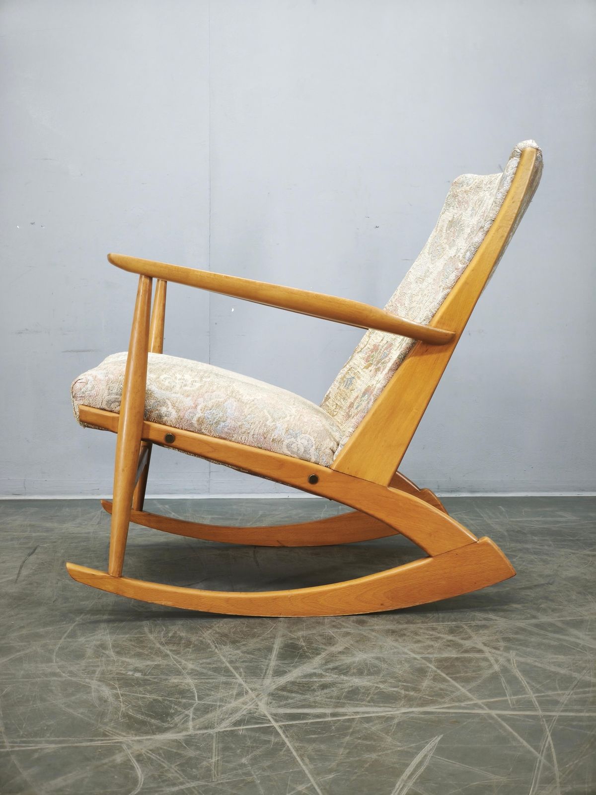 photo for sale Boomerang Rocking Chair By Holger Georg Jensen, Denmark, 1960s