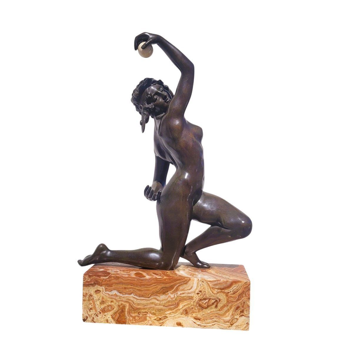 A Gory, "Dancer With A Bronze Ball," Art Deco, 20th Century