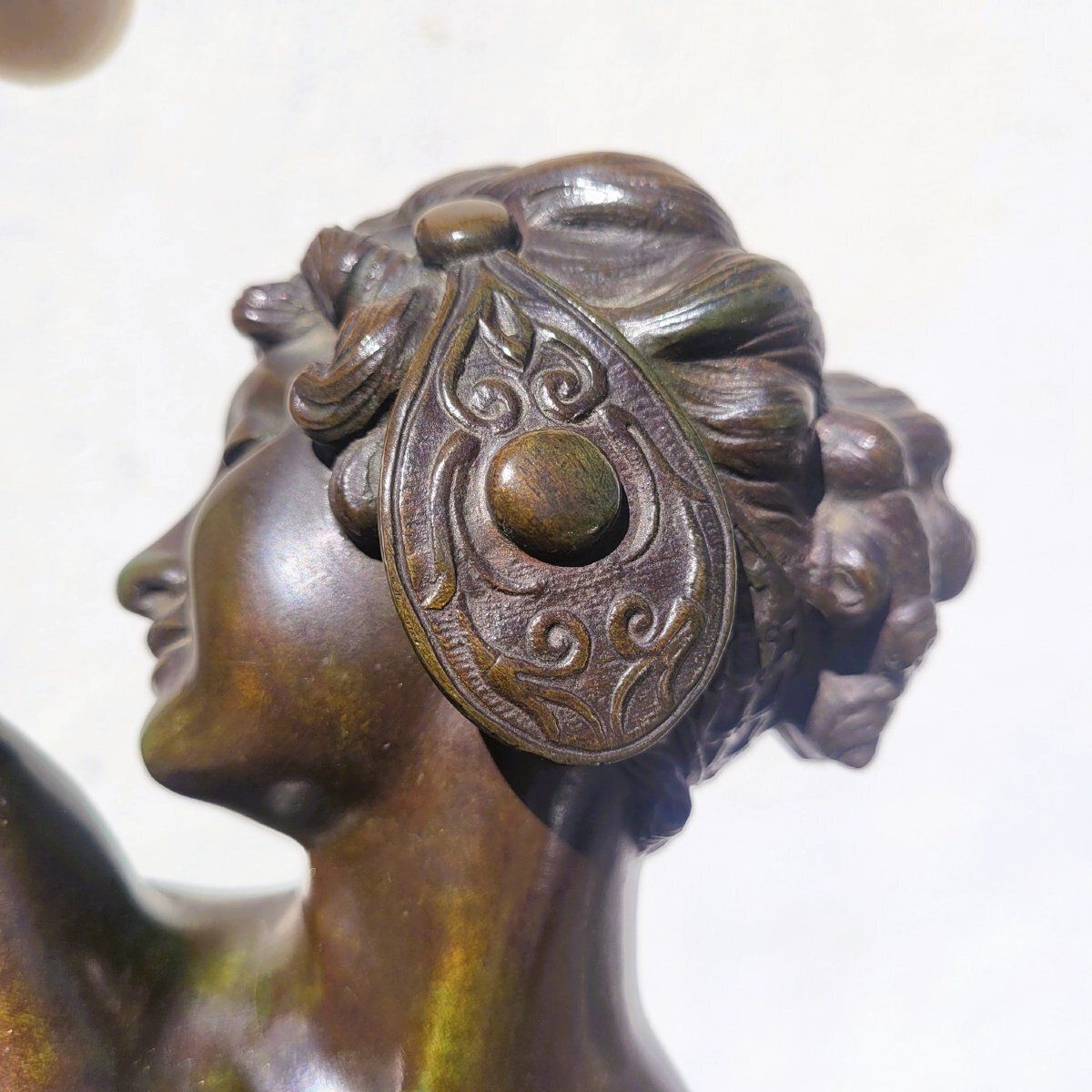 A Gory, "Dancer With A Bronze Ball," Art Deco, 20th Century photo vintage
