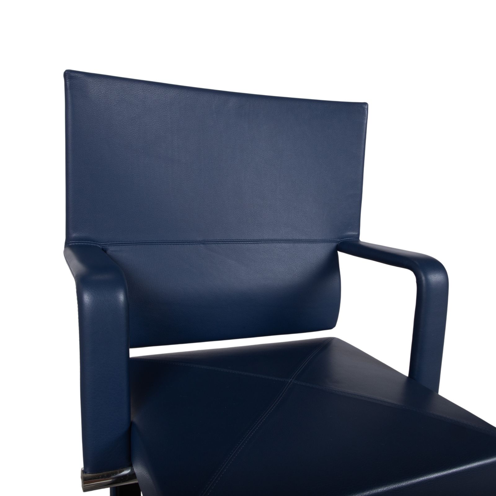 Ensemble de 8 fauteuils B&B Italia Arcadia Arcona en cuir, bleu photo 4359.0