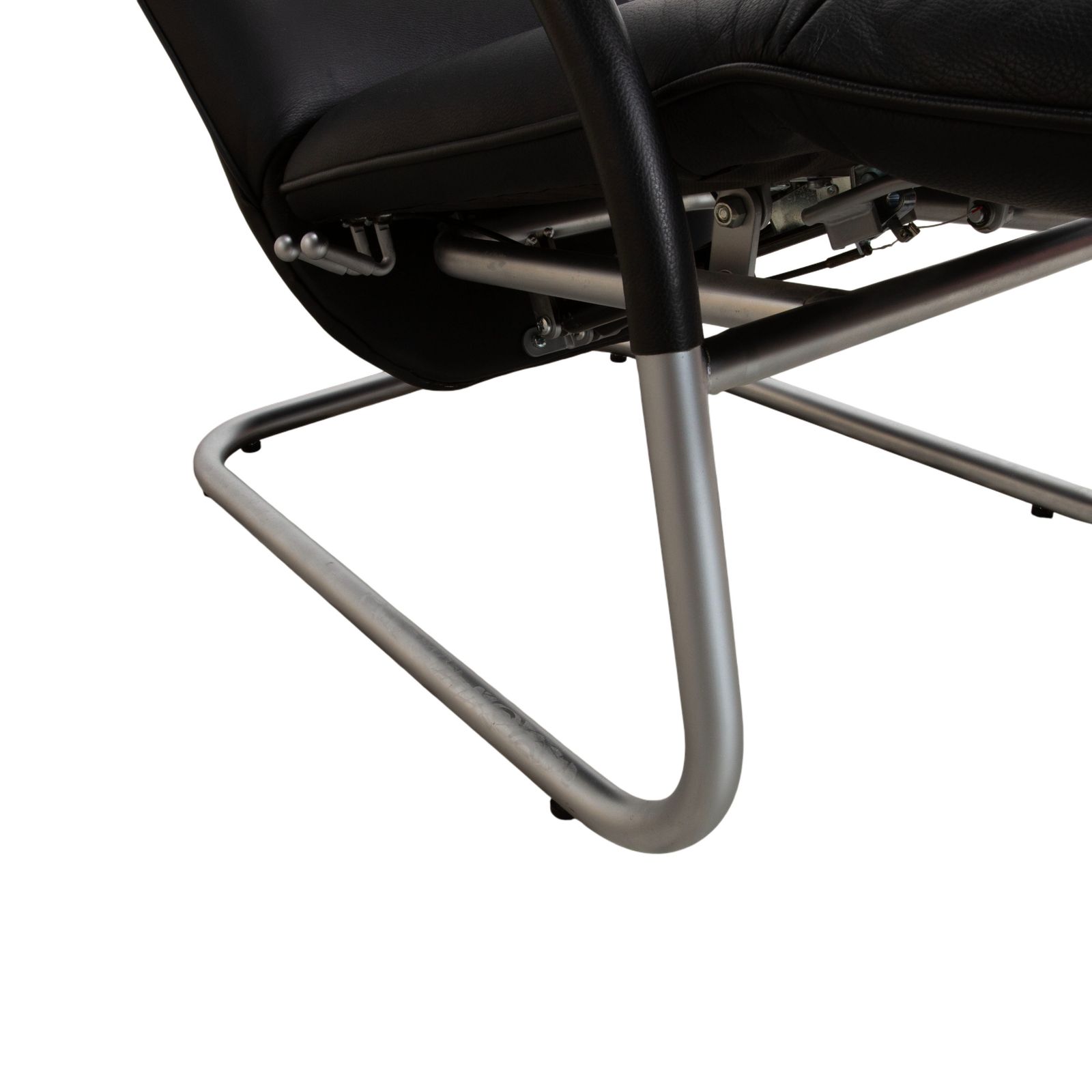 Mobilier Fauteuil relax Franz Fertig Fino en cuir noir, fonction manuelle d'inclinaison photo