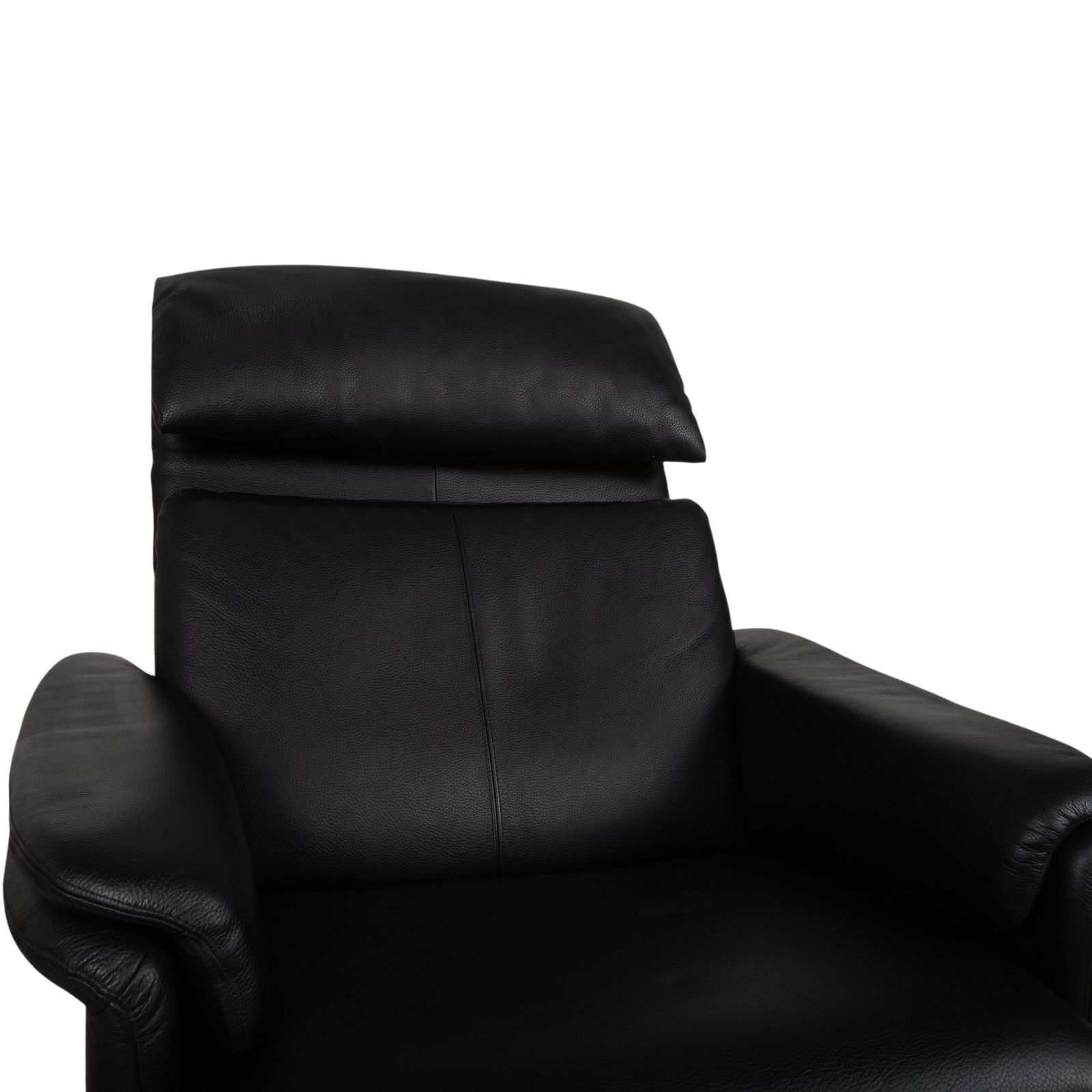 photo furniture Fauteuil Erpo Lugano en cuir noir, fonction manuelle