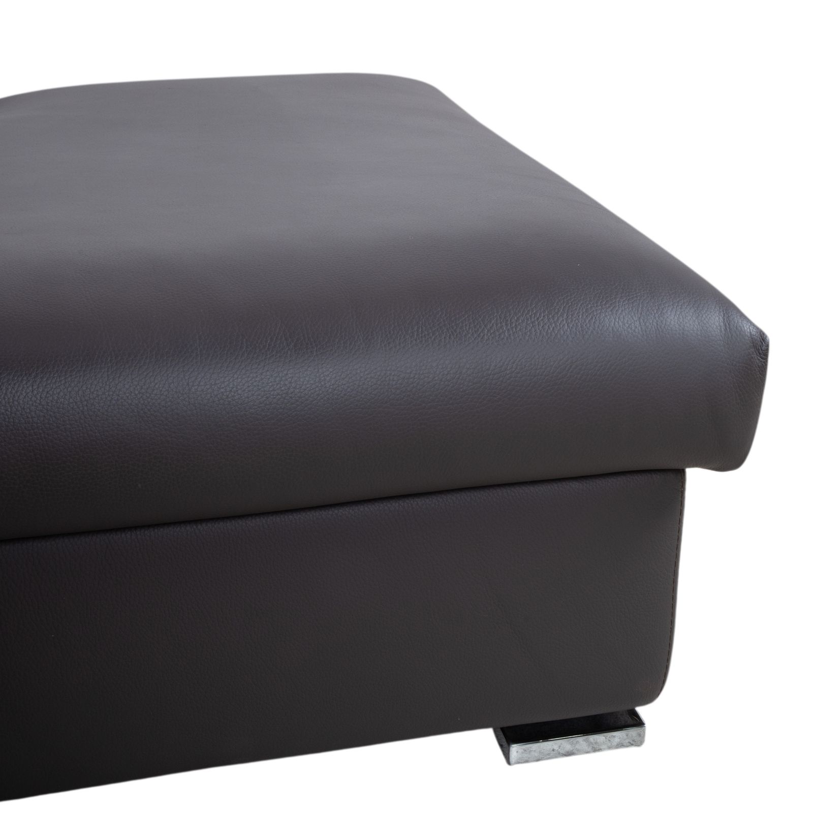 La Nuova Casa Halma Leather Corner Sofa Black photo for sale