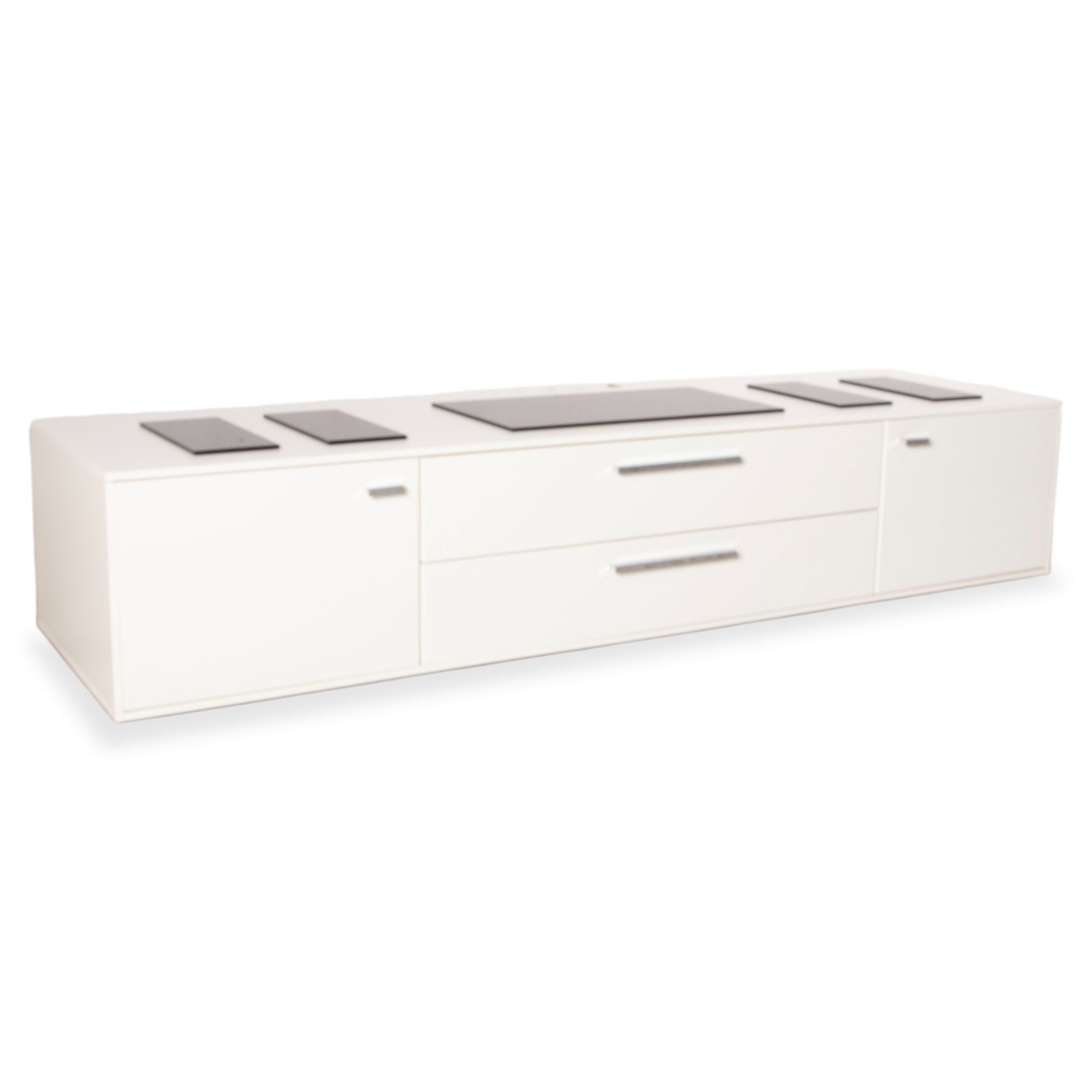 Buffet Gwinner MC 906 SV en bois, blanc