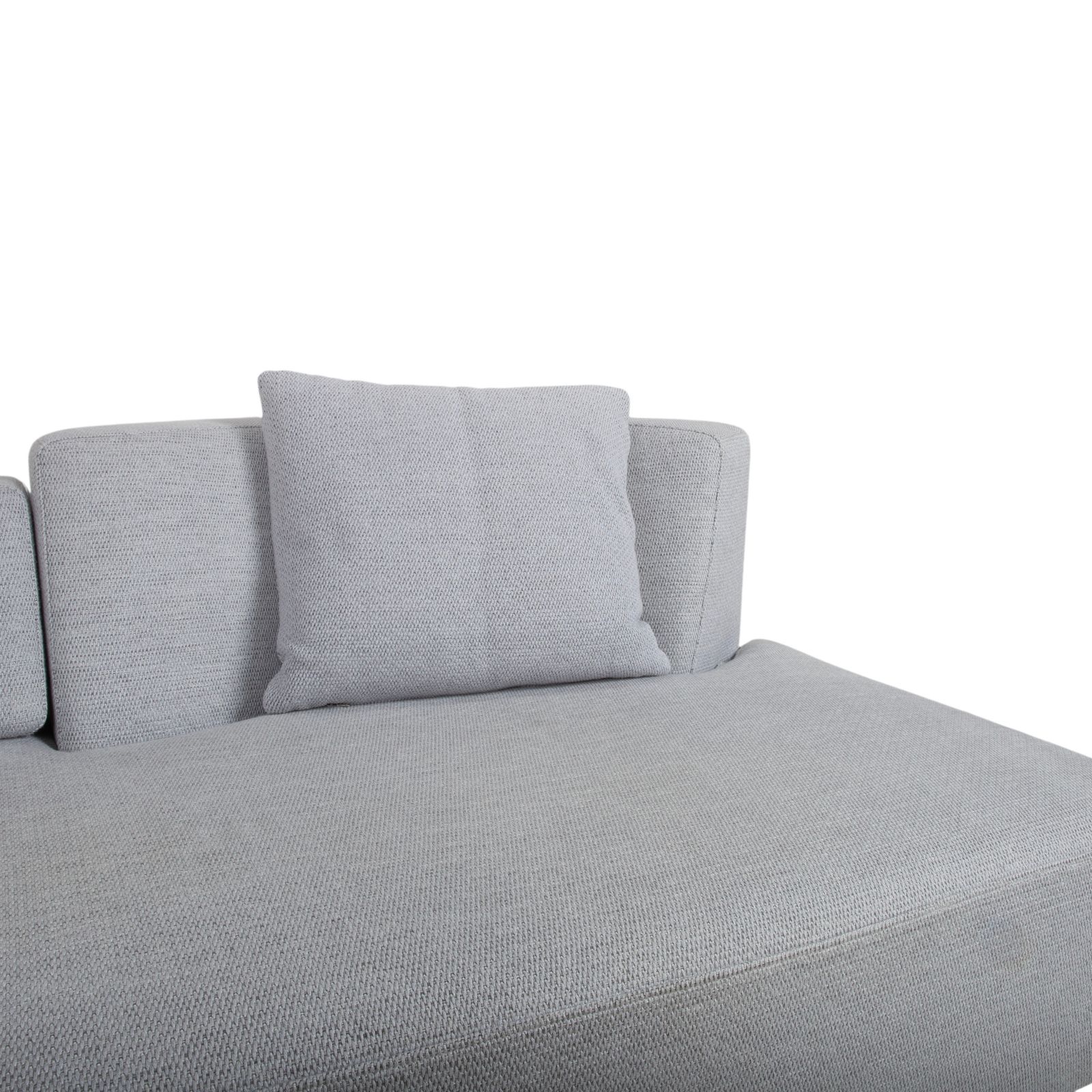 Canapé d'angle Brühl Lady Bug en tissu gris, fonction manuelle photo 2123.0