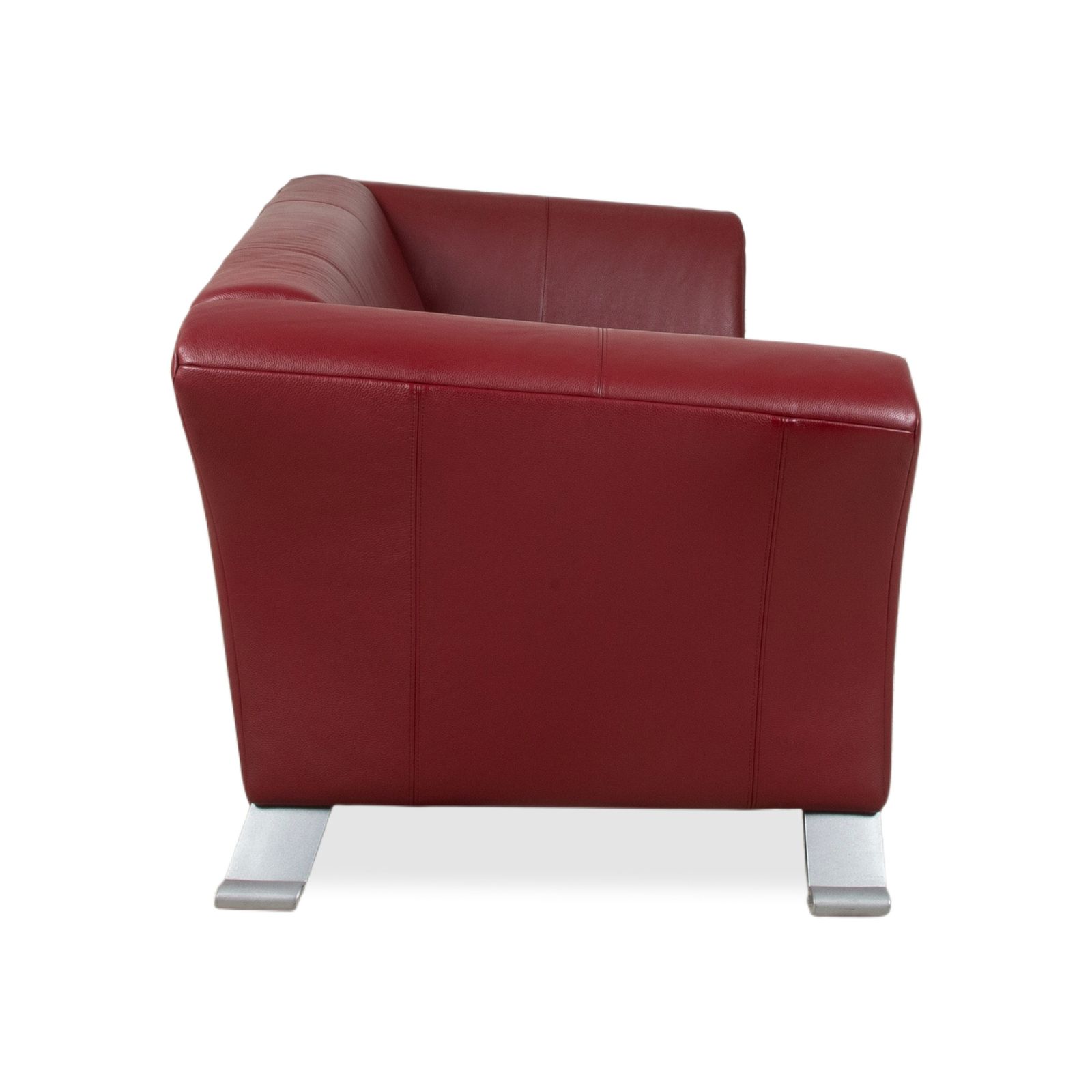 Mobilier Canapé 2 places Rolf Benz 322 en cuir rouge photo