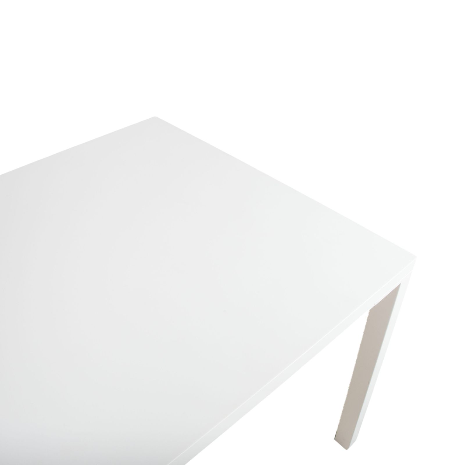 Table à manger Asco Ferro Line en bois, blanche, 200 x 90 cm photo vinterior