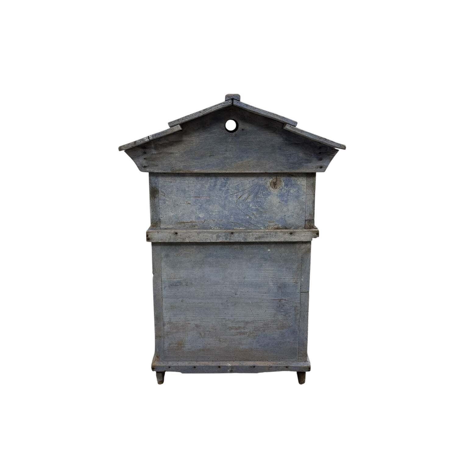 Franse antieke houten bijenkorf photo Woonaccessoires