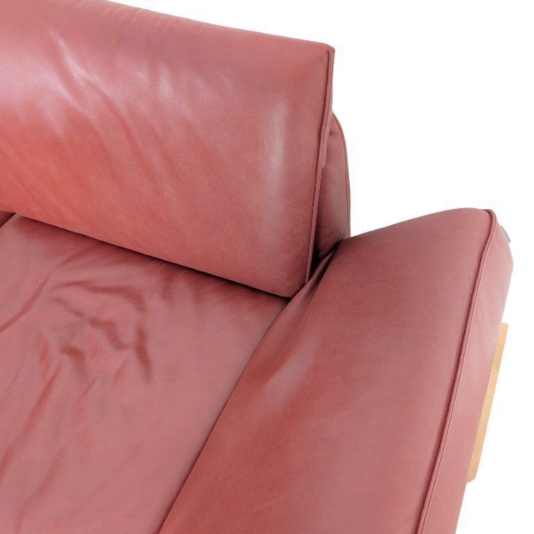 Mobilier Canapé d'angle Koinor Phoenix en cuir aniline brun, canapé de designer photo