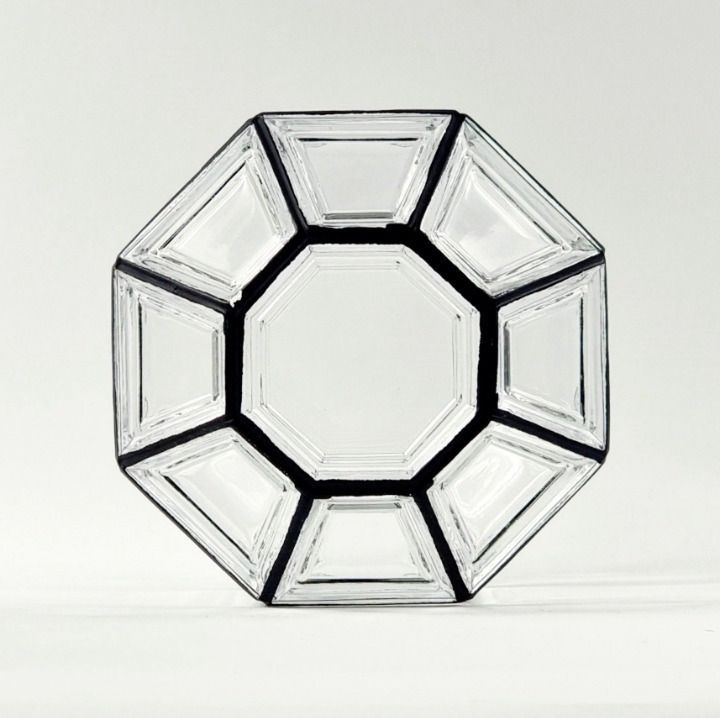 photo furniture Mid-Century glazen plafondlamp van Limburg, Duitsland, jaren 1960/1970