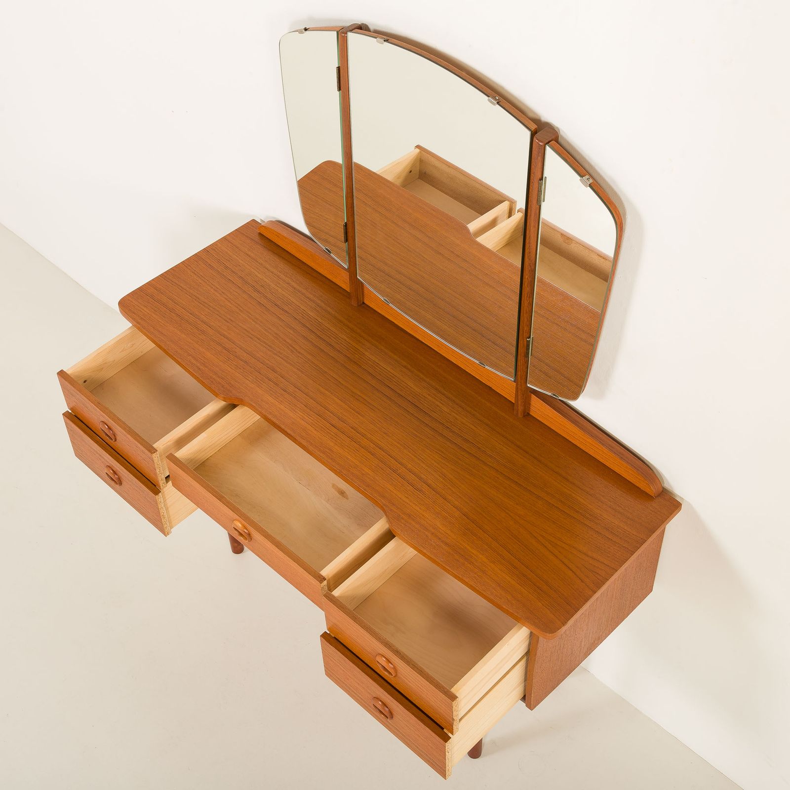 Scandinavian Mid Century Dressing Table In Teak, Norway, 1970s photo buy