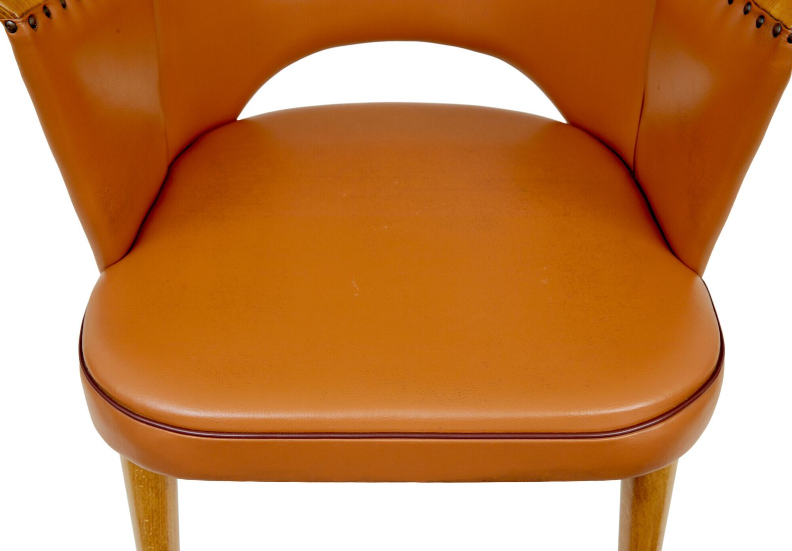 Mid-Century Zweedse Leren Bureau Fauteuil photo for sale