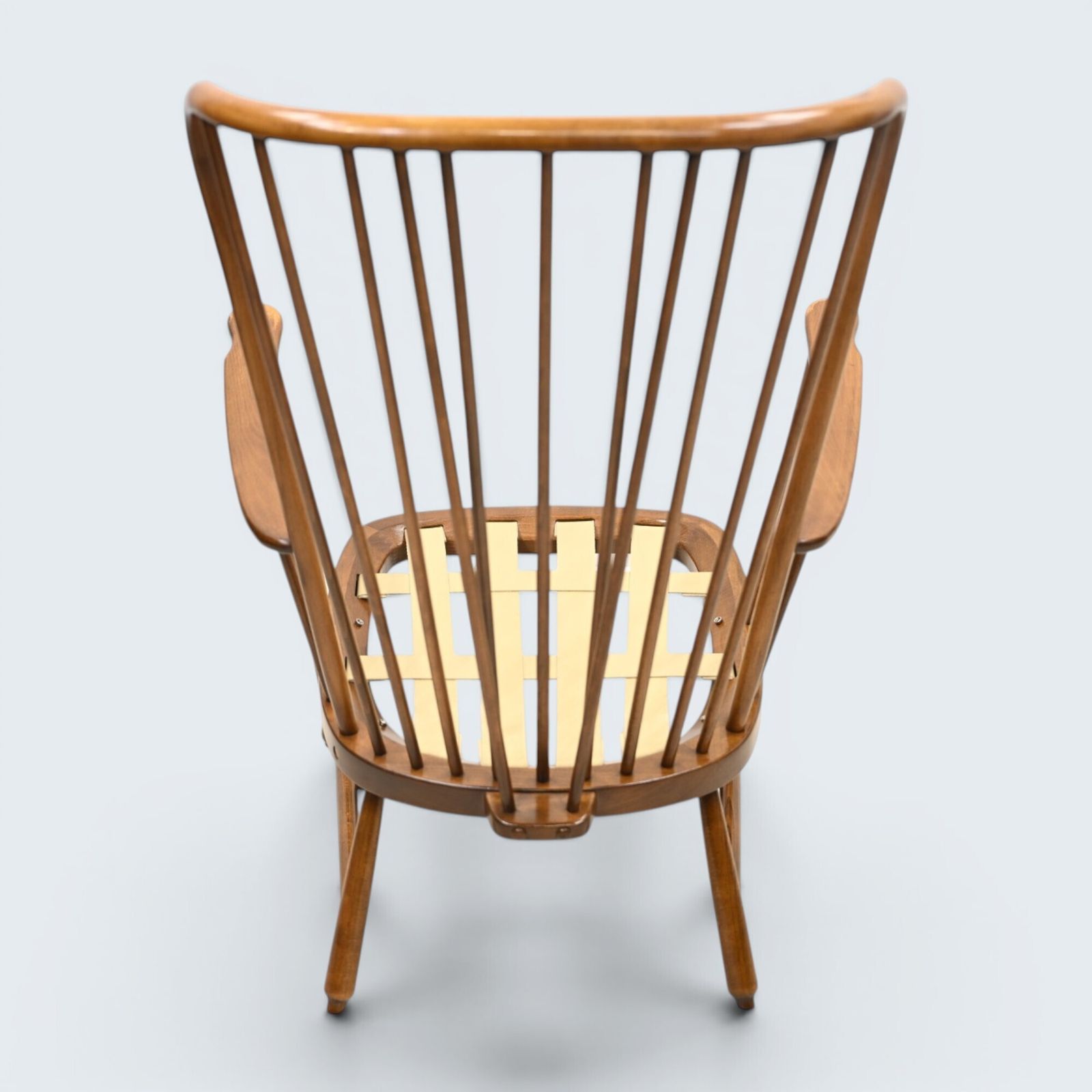 Ercol Evergreen Easy Chair Golden Dawn New Webbing Free Uk* Delivery photo vinterior