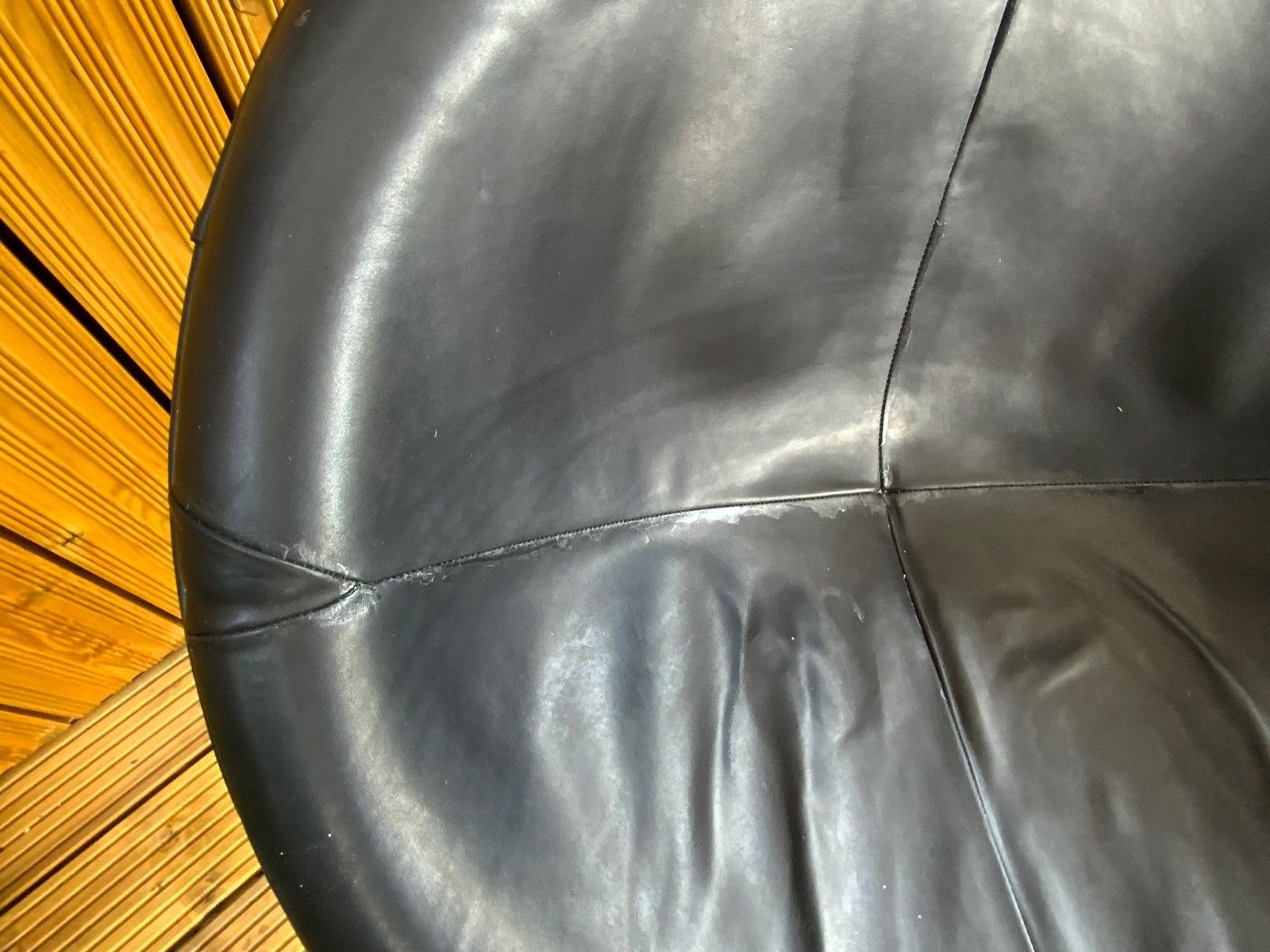 photo for sale Black/White/Retro Swivel Pod / Egg Chair 1960  70s