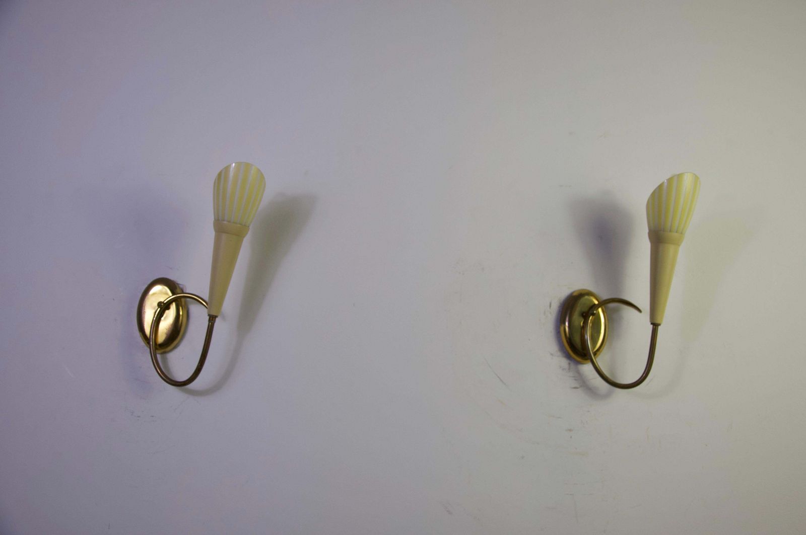 Mid Century Modern Pair Of Sputnik Wall Lamps, 1960s, Germany photo Lighting