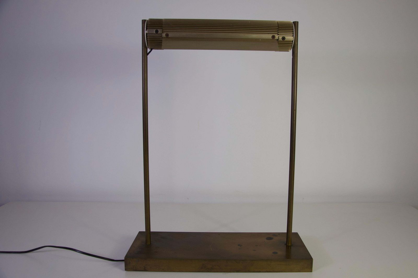 Very Heavy Mid Century Modern Brass Table Lamp, 1960s, Germany photo for sale