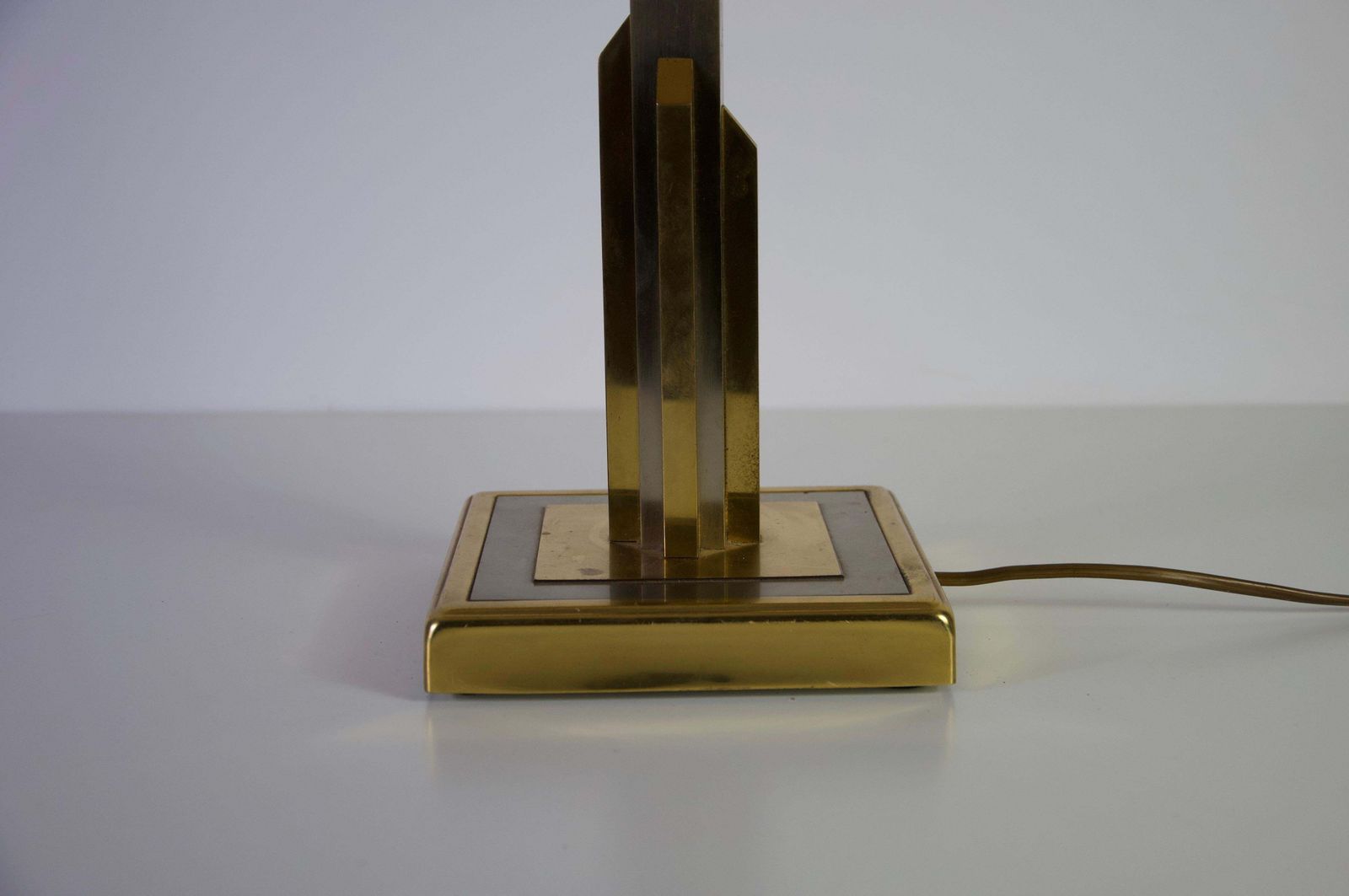 Fabric Shade Mid Century Modern Table Lamp, 1960s, Germany photo buy