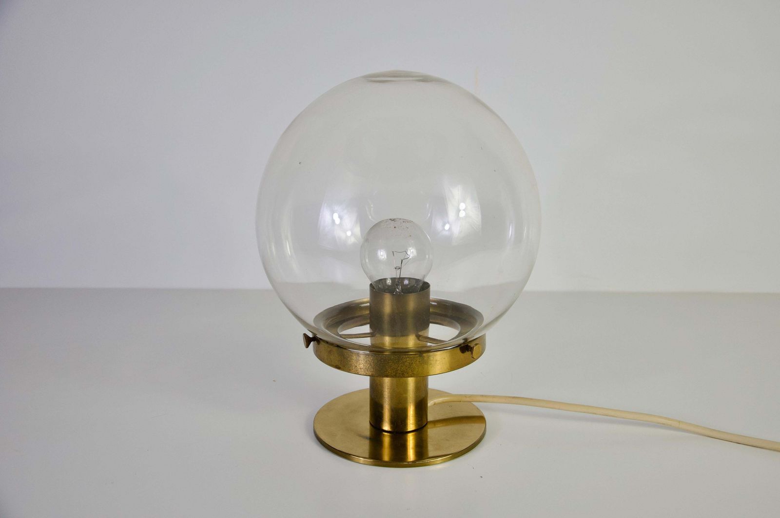 Mid Century Brass And Glass Table Lamp, 1960s, Germany photo 790.0