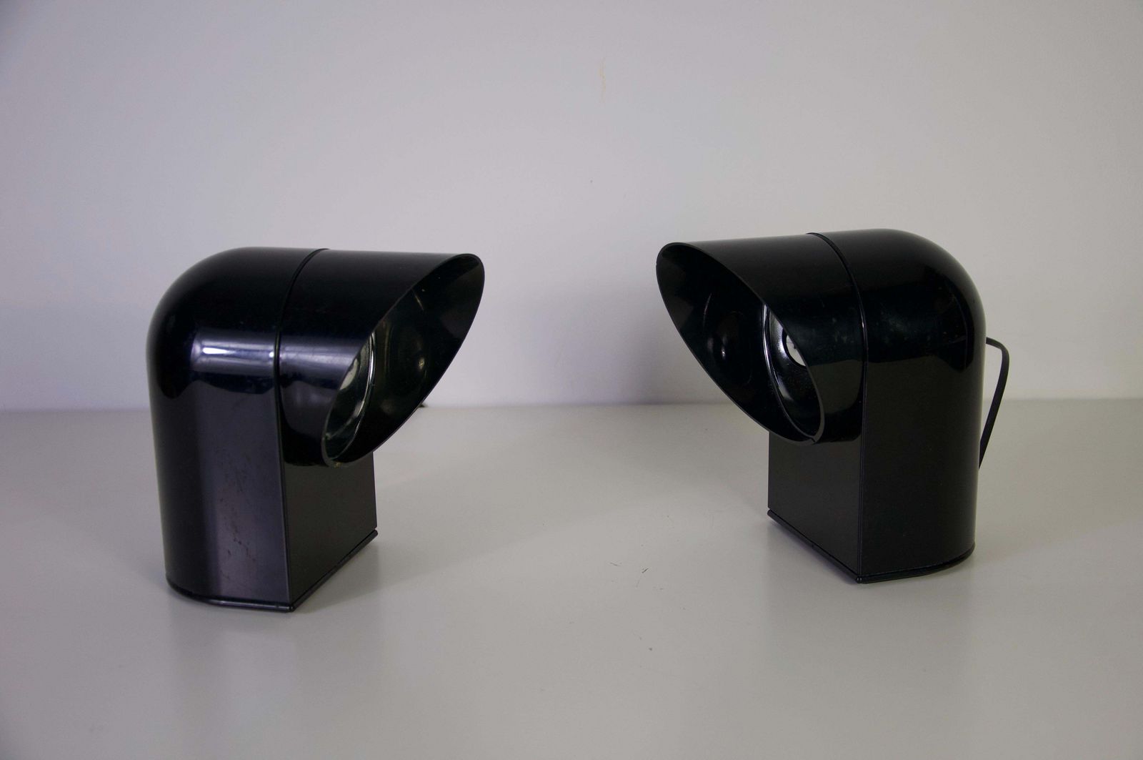 Pair Of Vintage “Oliver” Table Lamps By Paolo Piva For Lumenform, Italy, 1970s photo 1093.0