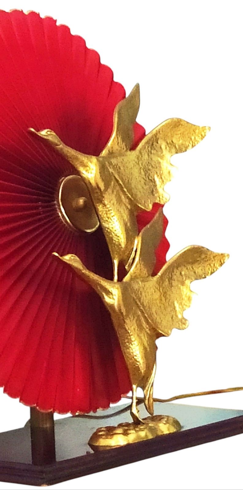 1970's Lanciotto Galeotti Geese In Flight Table Lamp. photo vinterior