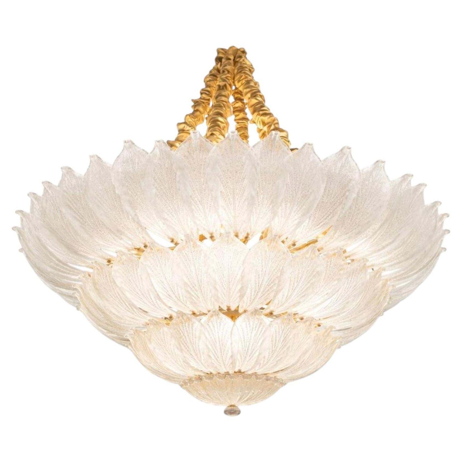 Spectacular Venetian Murano Ceiling Light