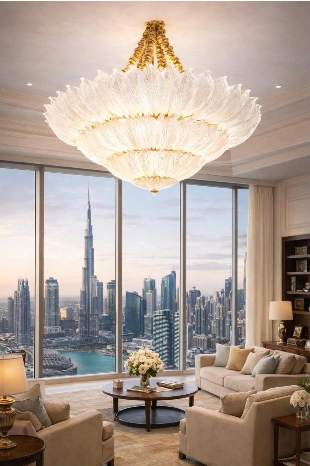 Spectacular Venetian Murano Ceiling Light photo furniture