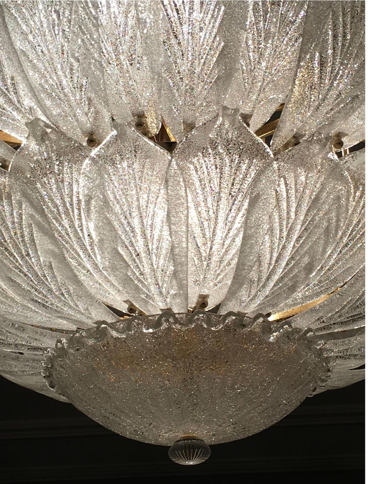 Lighting Spectacular Venetian Murano Ceiling Light photo