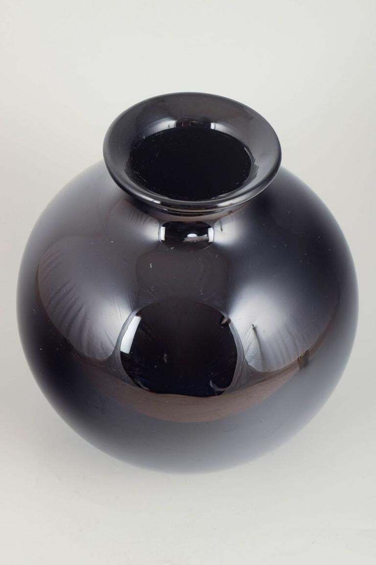 Harald Notini pour Pukebergs Glasbruk. Vase en verre Art déco « Cryopas ». Années 1920/30 photo furniture