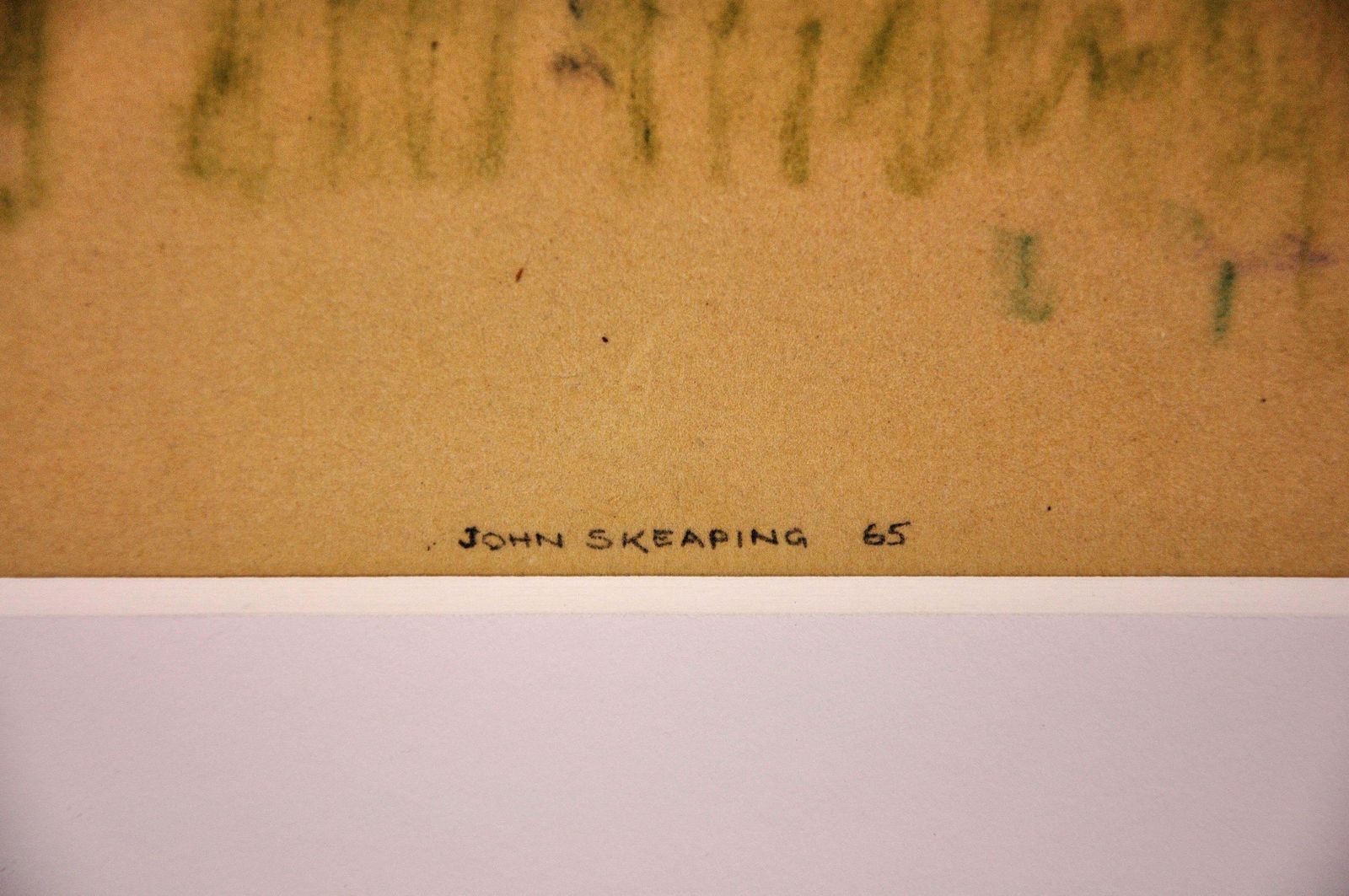 John Rattenbury Skeaping, 1901-1980. Into The Final Furlong, 1965. Dessin au pastel sur papier coloré représentant des chevaux de course, encadré. Mid-century, britannique. photo for sale
