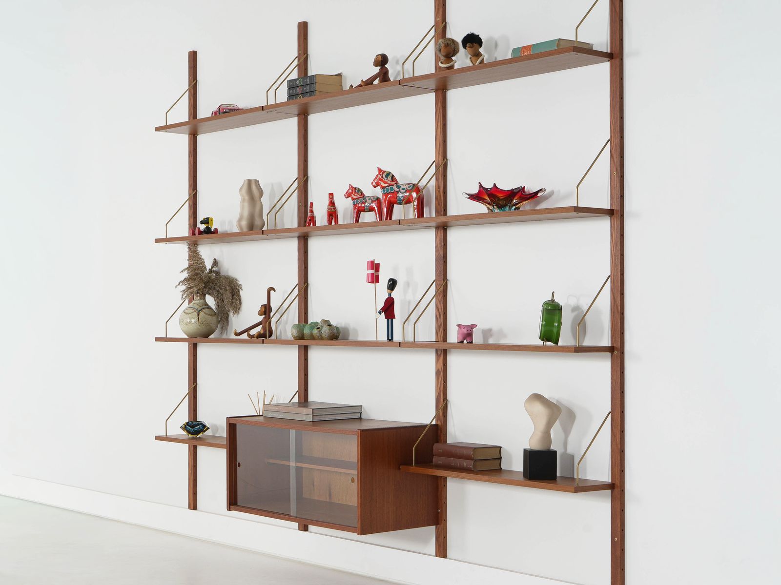 Teak Modular Shelving Unit, Danish Design, 1960s, Made In Denmark photo for sale