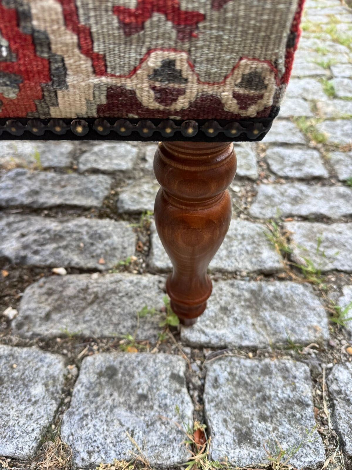 440.0 Kilim beklede kruk 0,63m x 0,48m x H0,39m photo