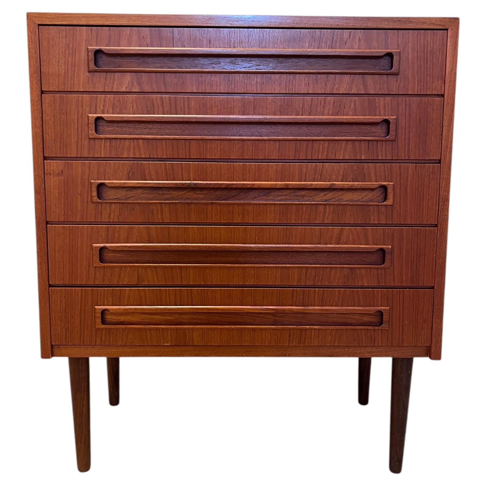 Mid-Century Scandinavisch teakhouten ladekast uit de jaren 1960 – Denemarken