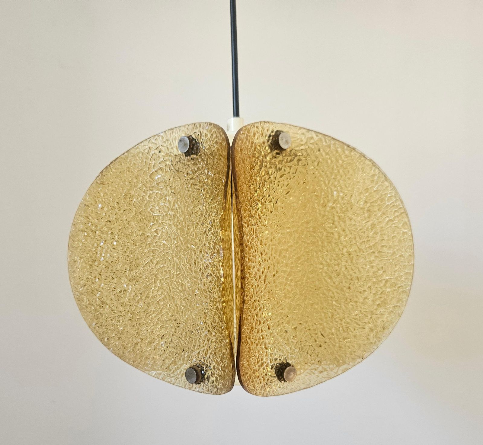 Very Rare Midcentury Glass Pendant, Germany, 1960s photo buy