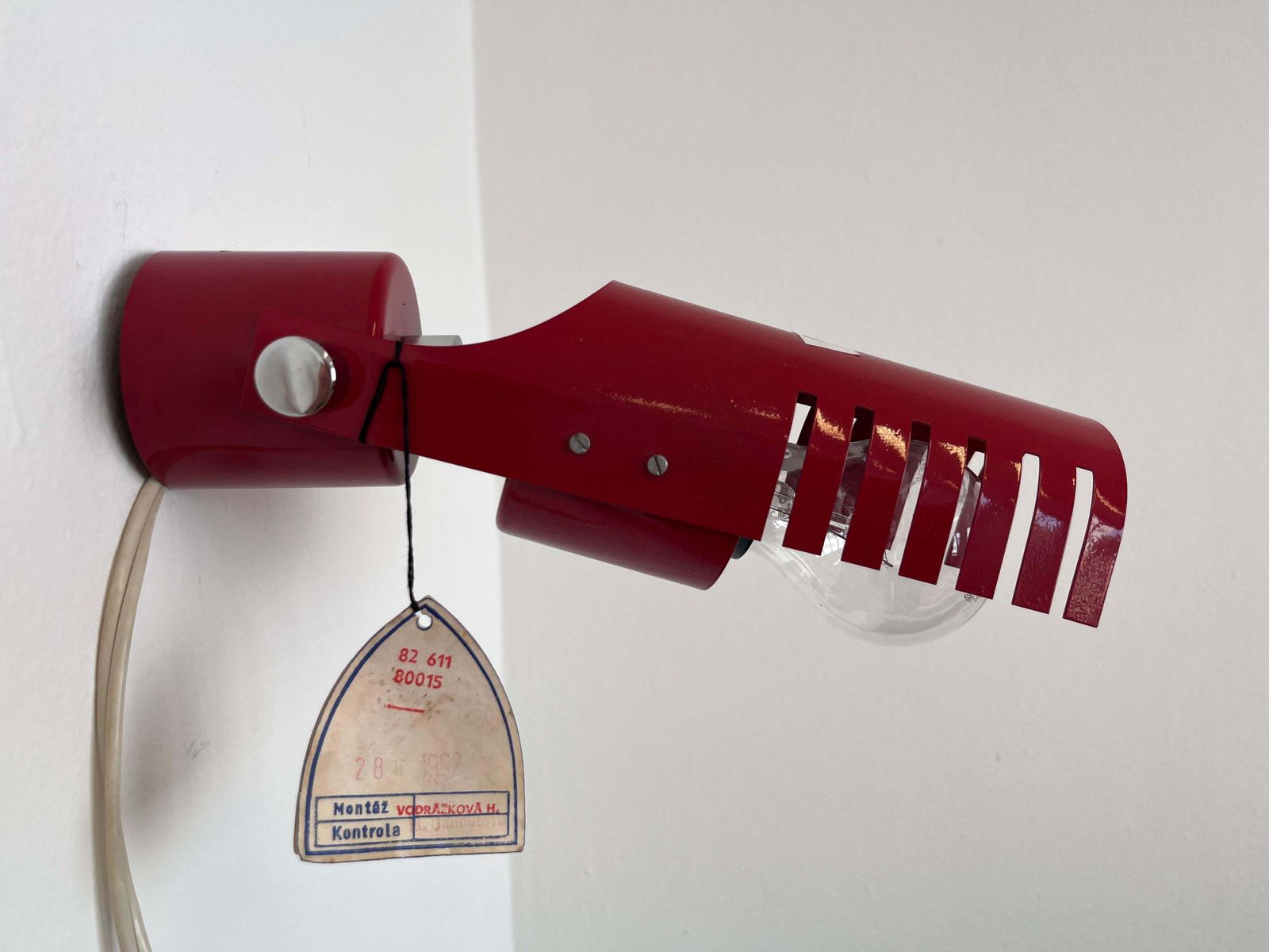 Design Wall Or Ceiling Lamp, 1980s By Instala Decin photo 240.0