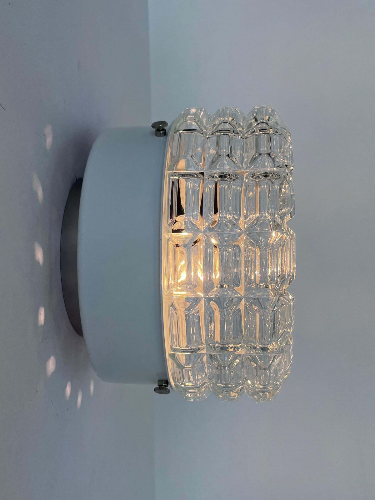 Design mid-century wand- of plafondlamp, plafondlamp (flushmount), ca. jaren 1970 — 5 stuks beschikbaar photo furniture