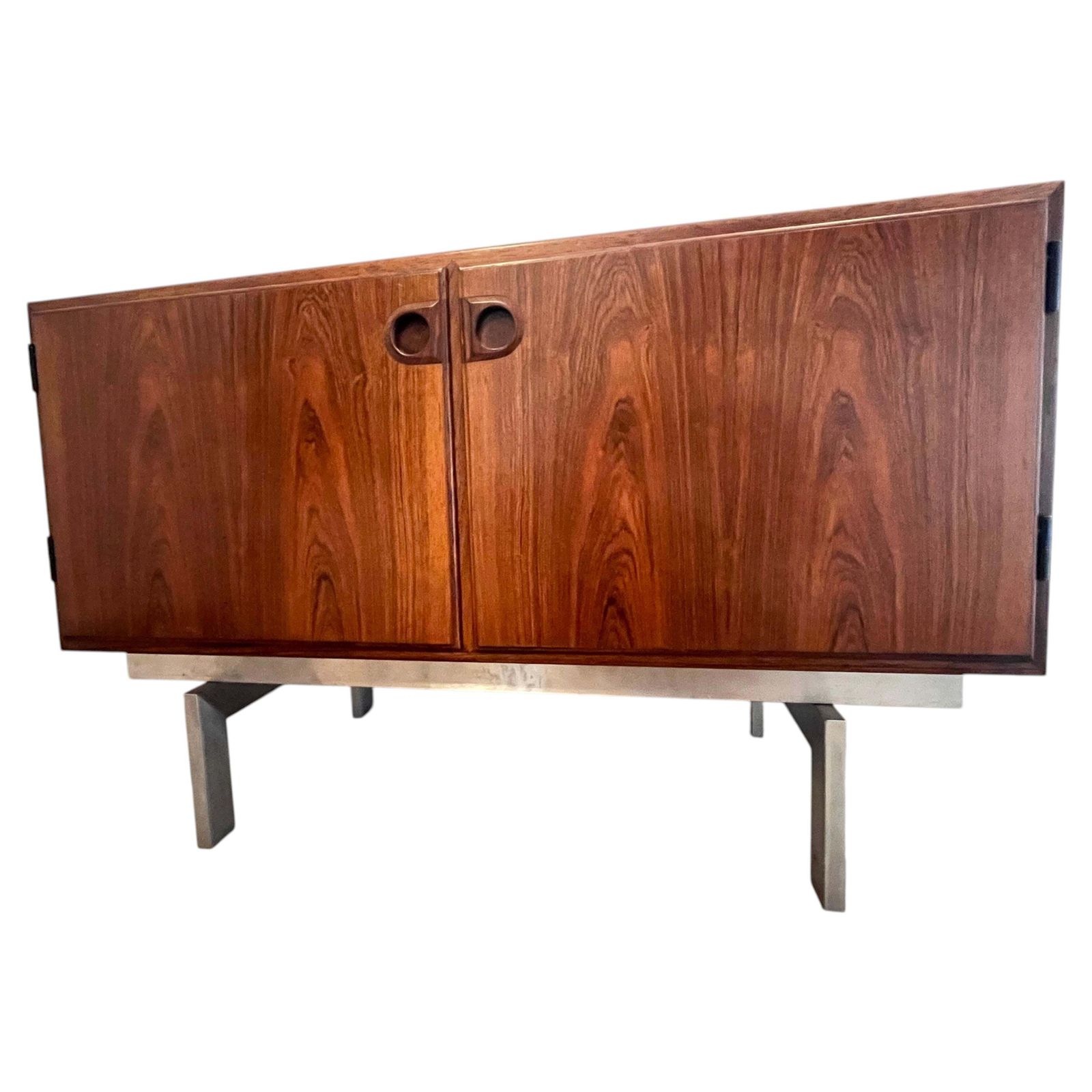 Mid-Century dressoir in palissanderhout – Denemarken, ca. jaren 1960 / Gemerkt door fabrikant
